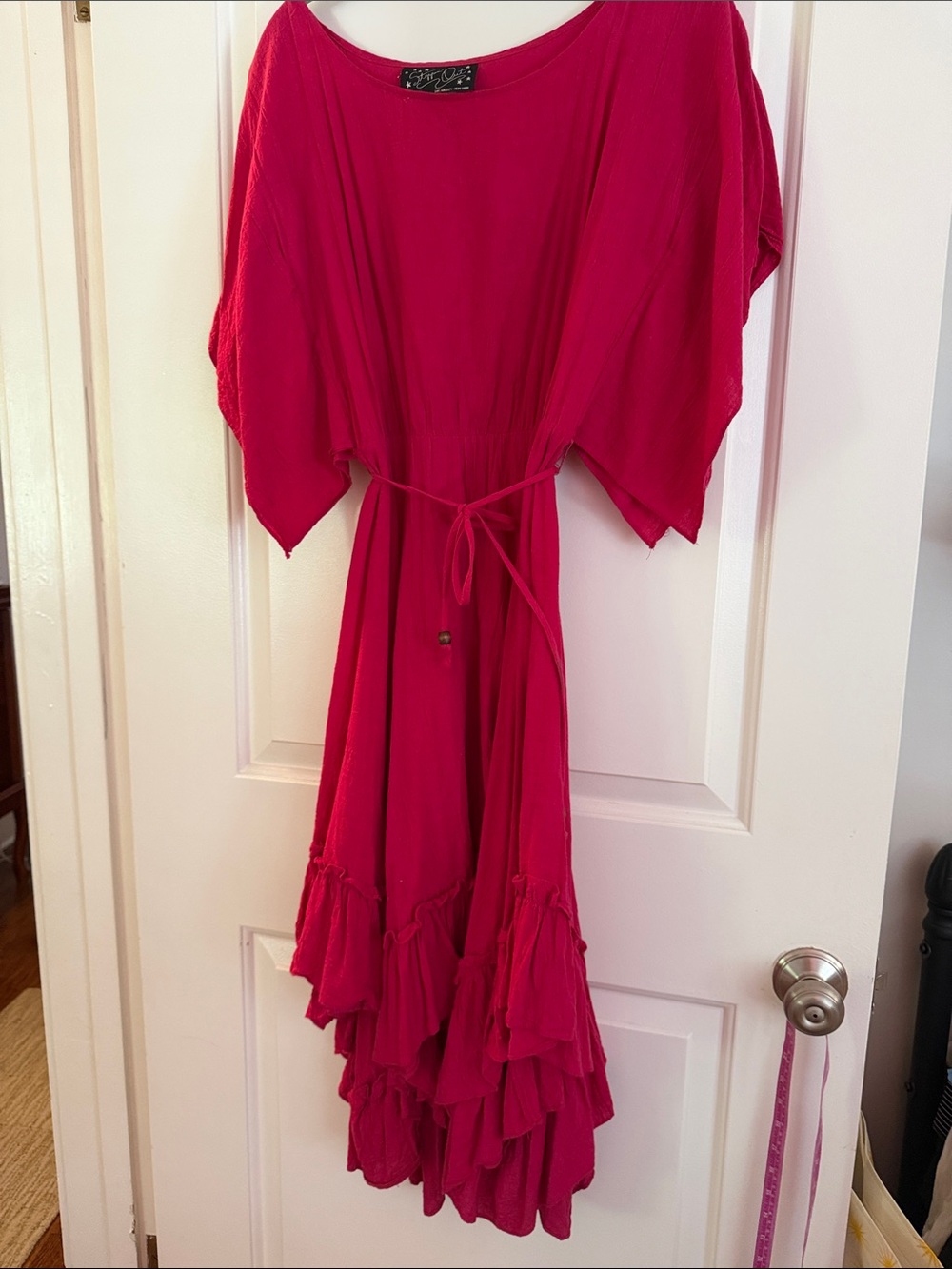 Vintage 80s Wine Burgundy dress